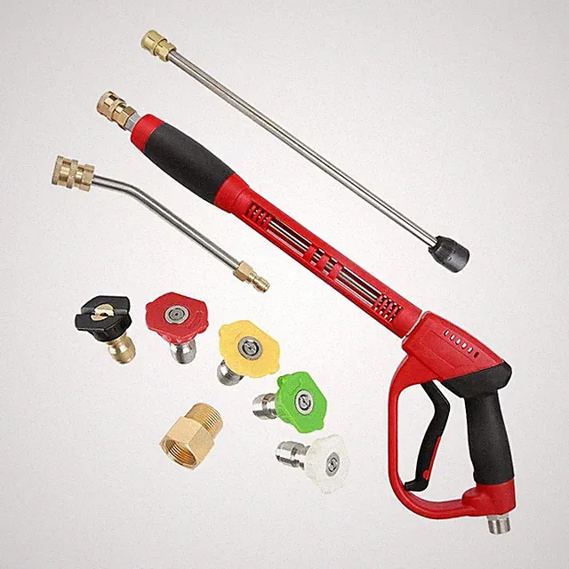 RED Pressure Washer Gun Extension Replacement Wand SET 5000 PSI