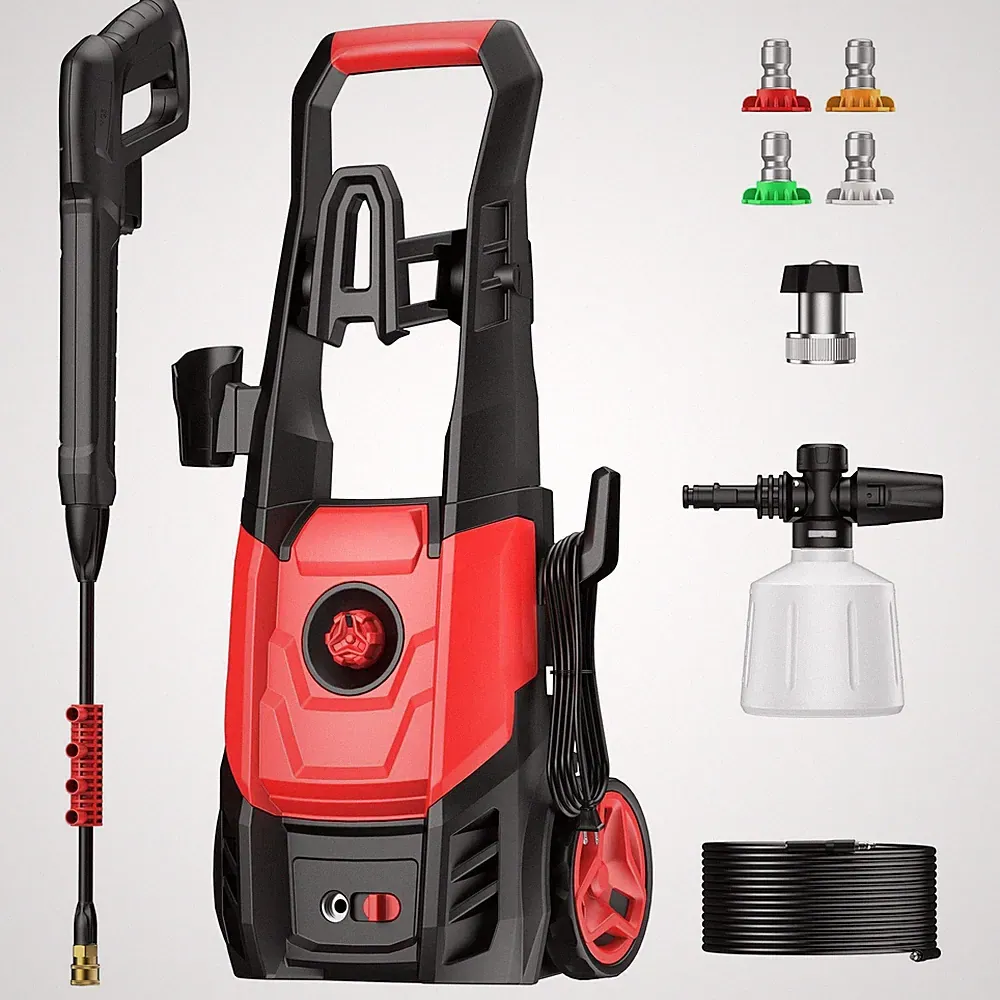 Red Foam Cannon Pressure Washer
