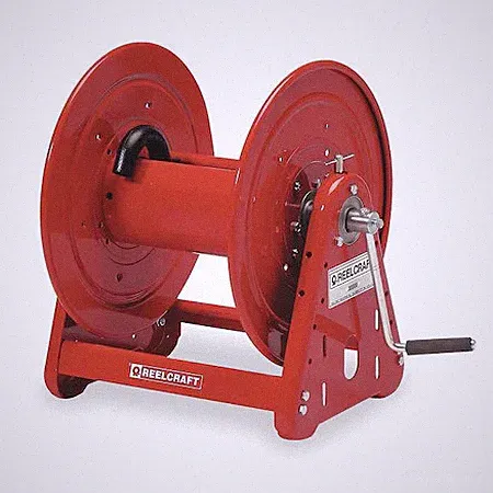 Reelcraft Ca38112 M Hand Crank Hose Reel, 300 Ft, 3/8" Id, Red