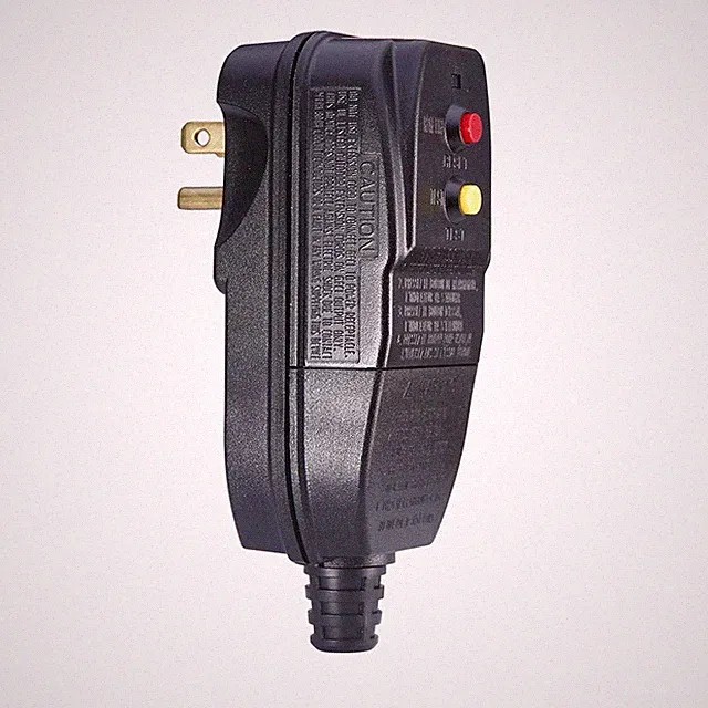 Replacement GFCI Plug for Pressure Washer Pool Pump 15Amp 3 Prong Circuit Bre...