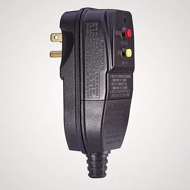 Replacement GFCI Plug for Pressure Washer Pool Pump 15Amp 3 Prong Circuit Breake