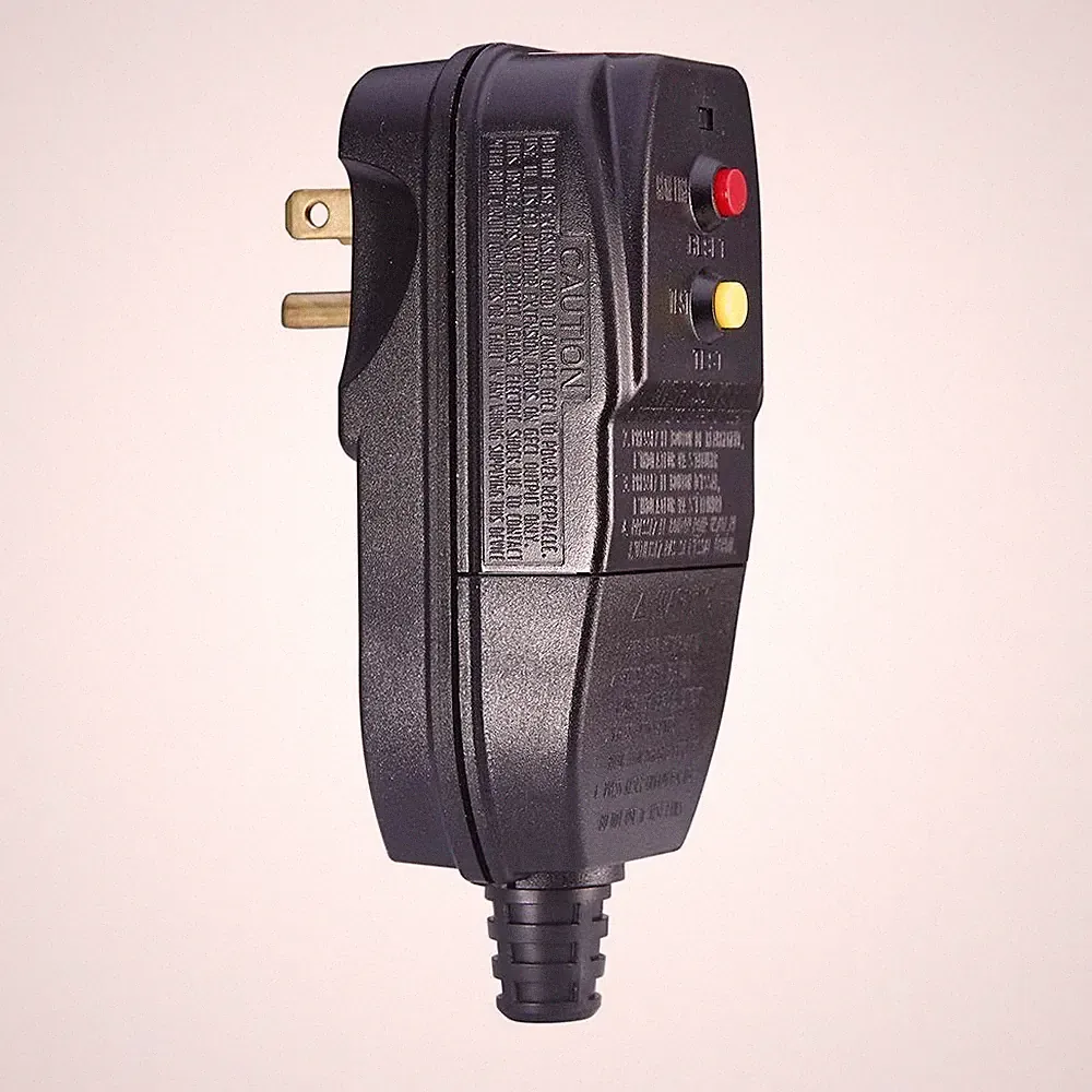 Replacement GFCI Plug for Pressure Washer Pool Pump 15Amp 3 Prong Circuit