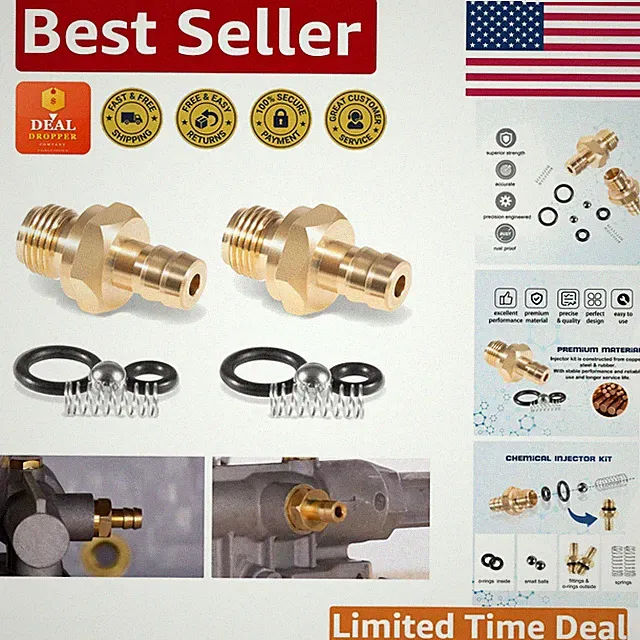 Replacement Injector Kit for Briggs, Ryobi & More - 2 Chemical Injector Sets