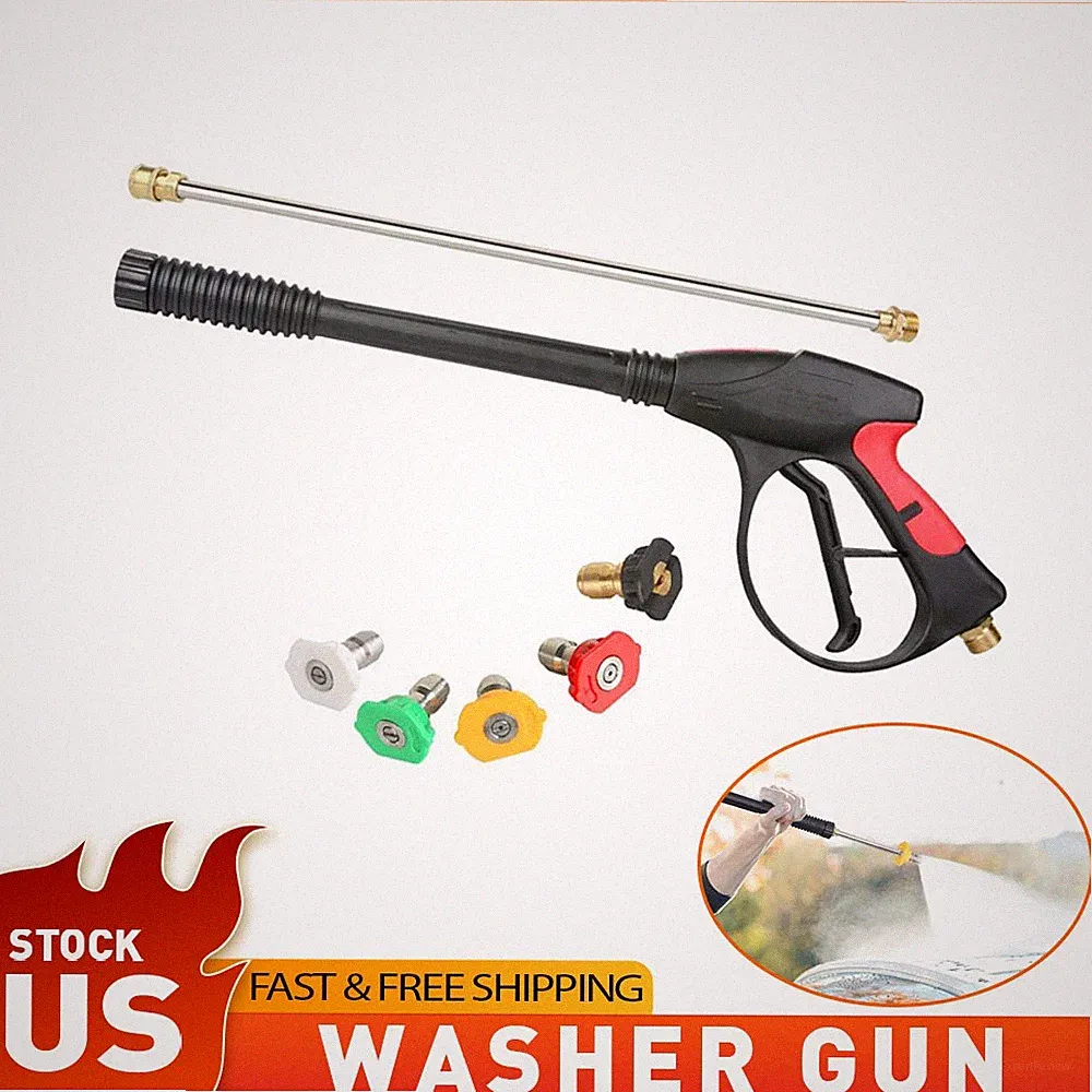 Replacement Pressure Washer 4000 Gun PSI 19" Wand 5 Nozzles For Generac Honda