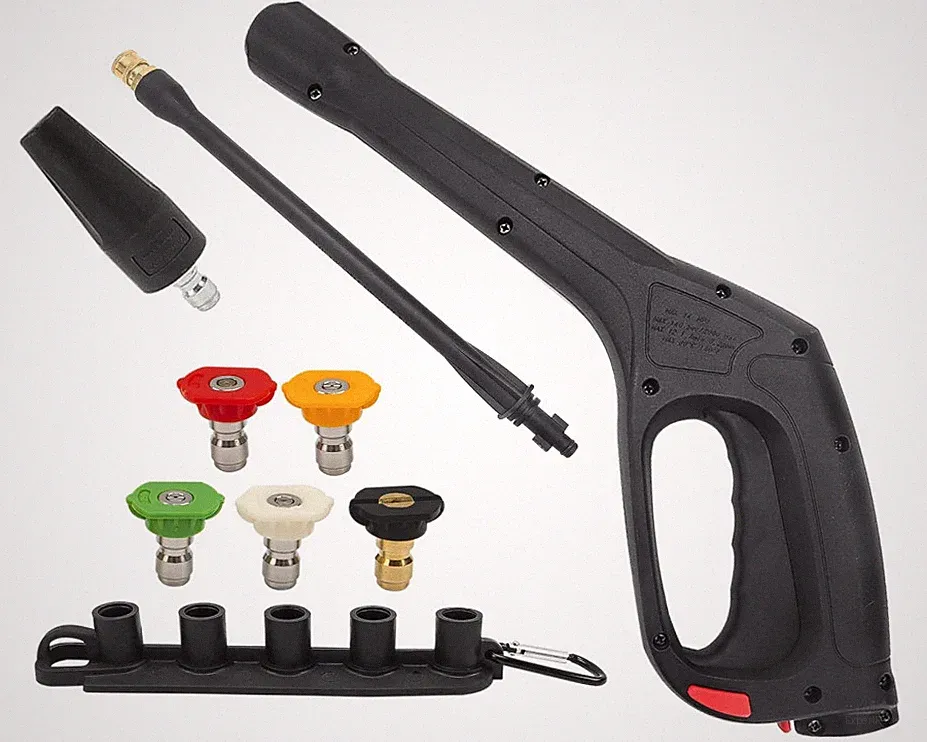Replacement Pressure Washer Spray Gun with Turbo Nozzle & 5 Spray Nozzle Tips...
