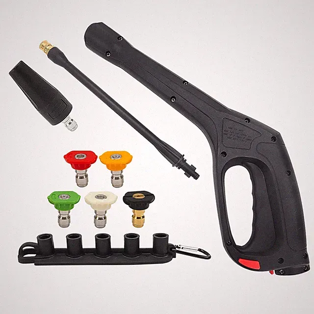 Replacement Pressure Washer Spray Gun with Turbo Nozzle & 5 Spray Nozzle Tips