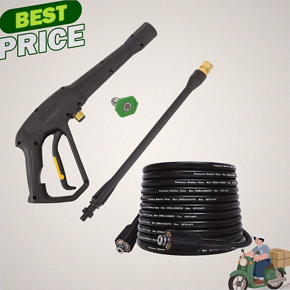 Replacement Spray Gun Extension Wand 32FT Hose Kit Pressure Washer 1900 PSI