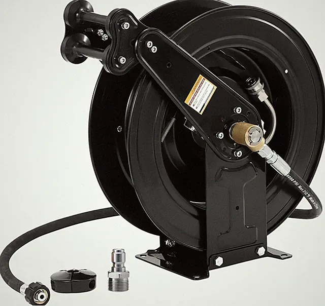 Retractable Hose Reel 50FT/100FT w/ Auto Rewind, 4000PSI