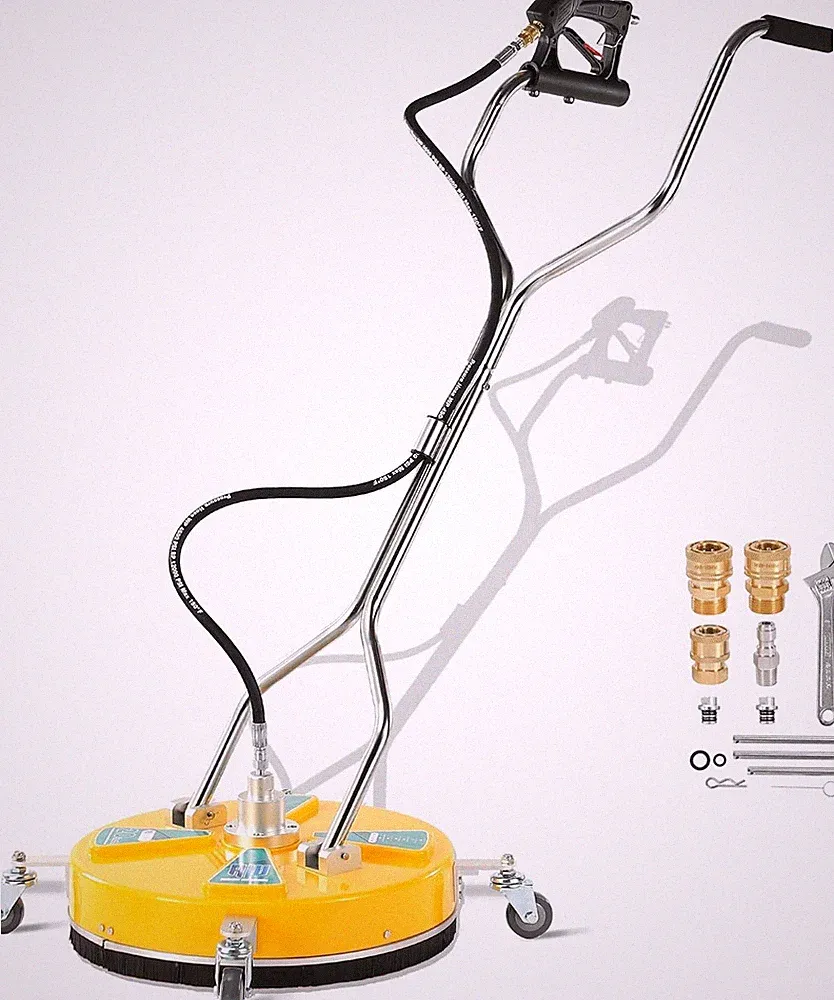 RIDGE WASHER 20'' Pressure Washer Surface Cleaner, Cleaner Yellow