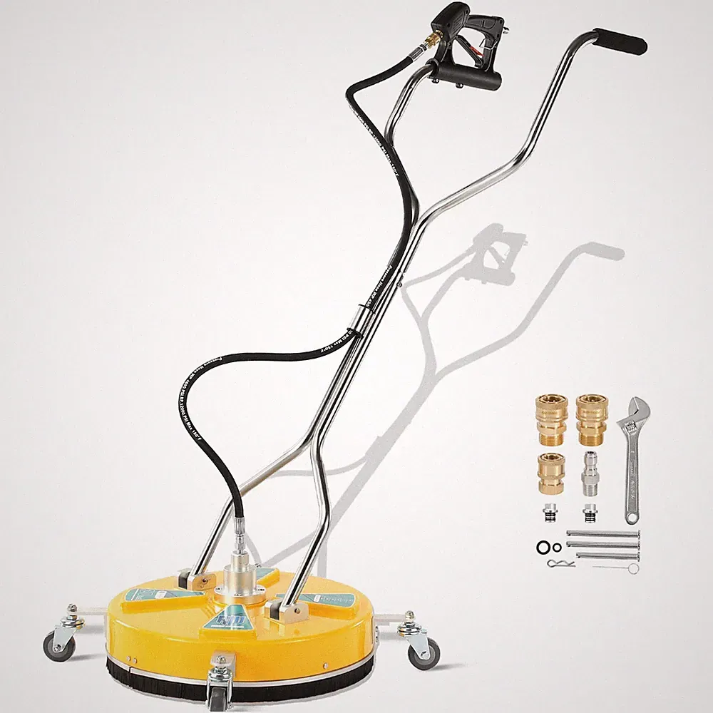 RIDGE WASHER 20" Pressure Washer Surface Cleaner, Dual Handle, 4 Wheels, 4500