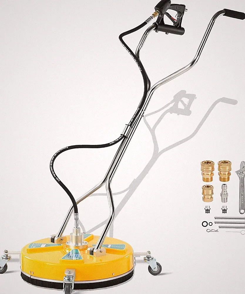 RIDGE WASHER 20'' Pressure Washer Surface Cleaner, Surface Cleaner Dual Handle