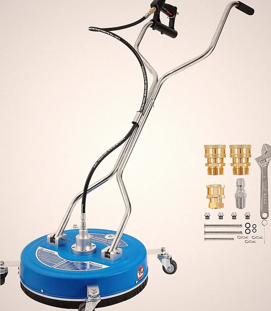 RIDGE WASHER 20’’ Pressure Washer Surface Cleaner with Dual Handle