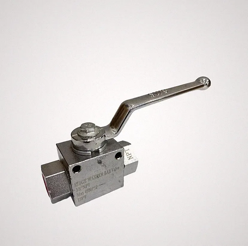RIDGE WASHER BALL VALVE 3/8" NPT MAX 4500PSI 158 F