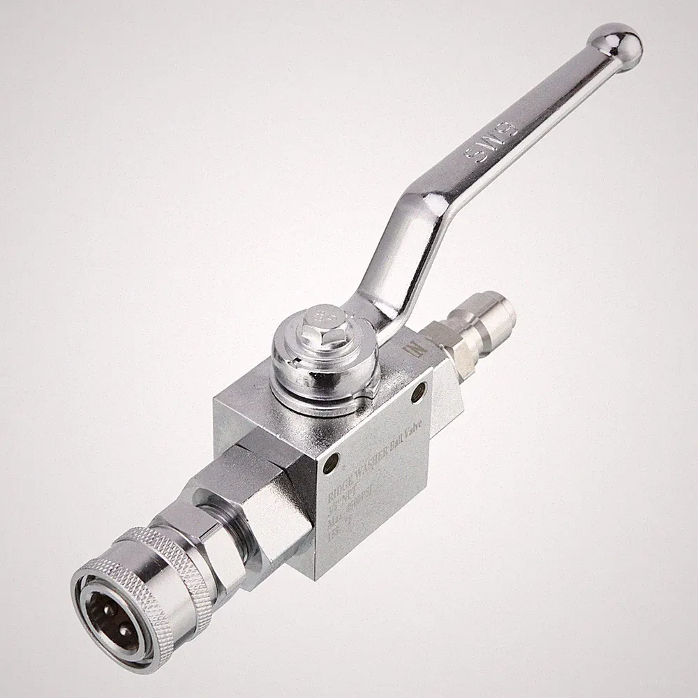 RIDGE WASHER High Pressure Ball Valve Kit for Power Washer Hose