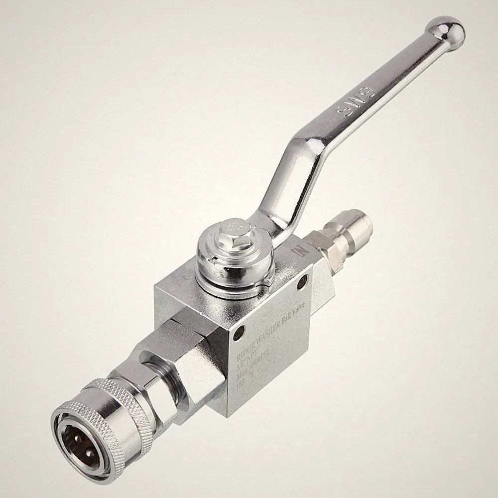 RIDGE WASHER High Pressure Ball Valve Kit for Power Washer Hose