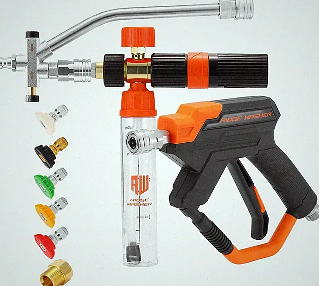 Ridge Washer Mini Foam Cannon Gun with Dual Connector, 100 ML | No Dilution Requ