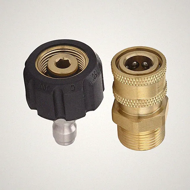 RIDGE WASHER Pressure Washer Adapter Set, Gun to Wand, M22 to 1/4'' Quick Con...