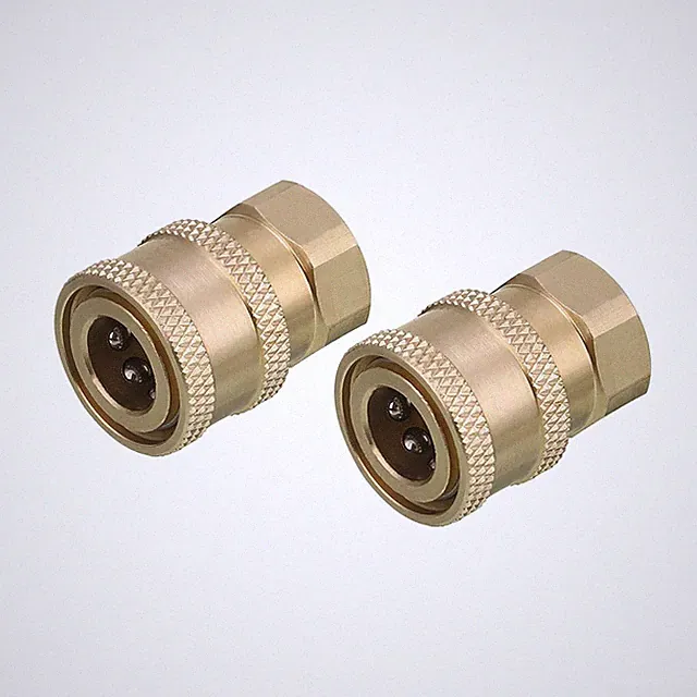 RIDGE WASHER Pressure Washer Coupler, 1/4 Inch, Quick 1/4" NPT Female, Brass