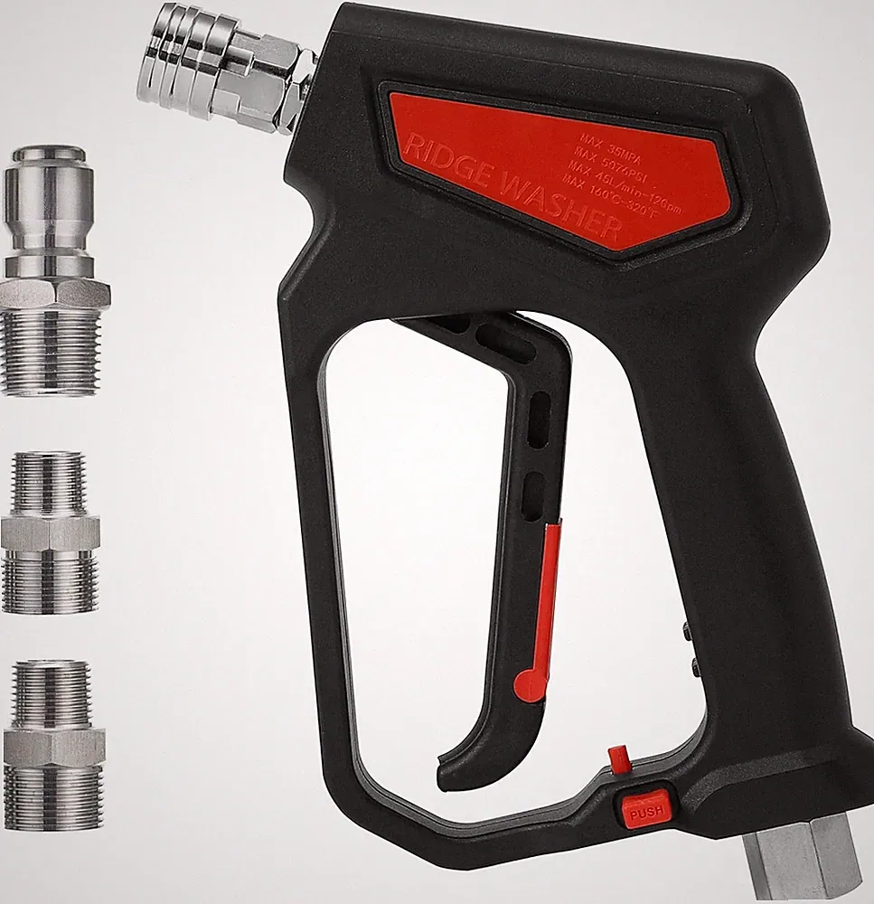 RIDGE WASHER Pressure Washer Gun 5000 PSI, 12 GPM, High Short Swivel