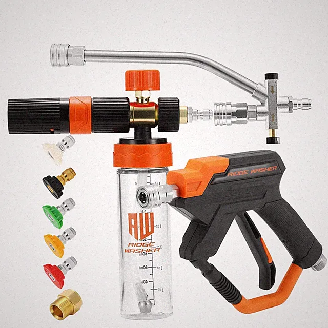 Ridge Washer Pressure Washer Gun Mini Foam Cannon Dual Connector Accessory No