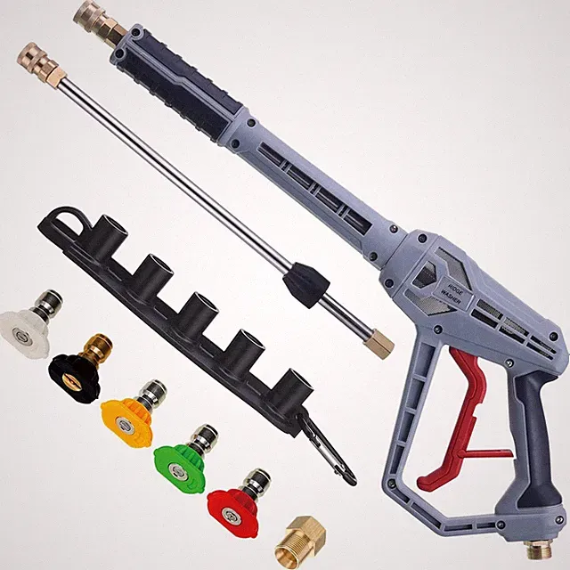RIDGE WASHER Pressure Washer Gun with Extension Wand, Power Washer Gun with M...