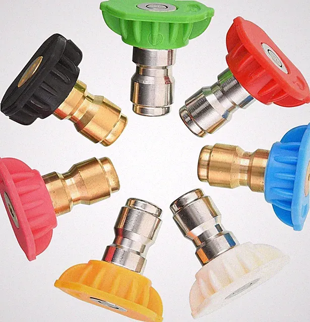 RIDGE WASHER Pressure Washer Nozzle Tips Set W/ Holder 7 Spray 4000 PSI 1/4" Kit