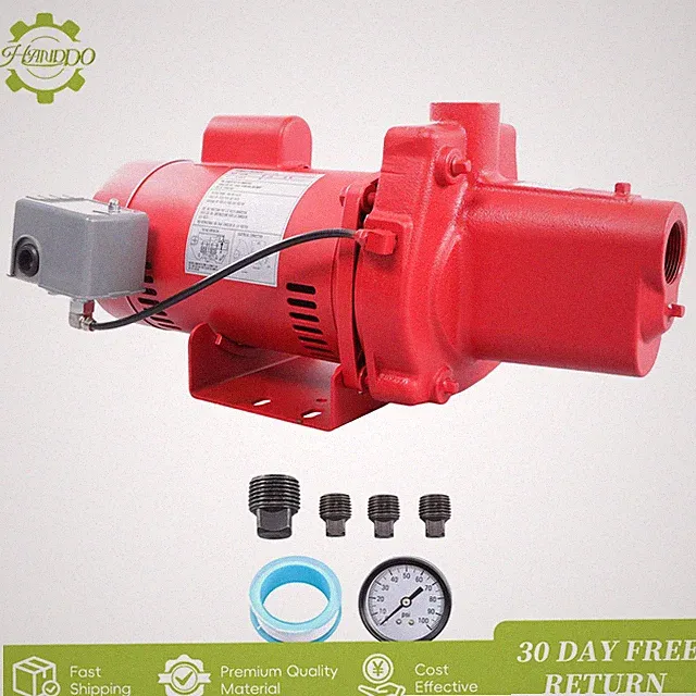 RJS-50-PREM 1/2 HP 12 GPM 115/230 Volt Premium Cast Iron Shallow Well Jet Pump