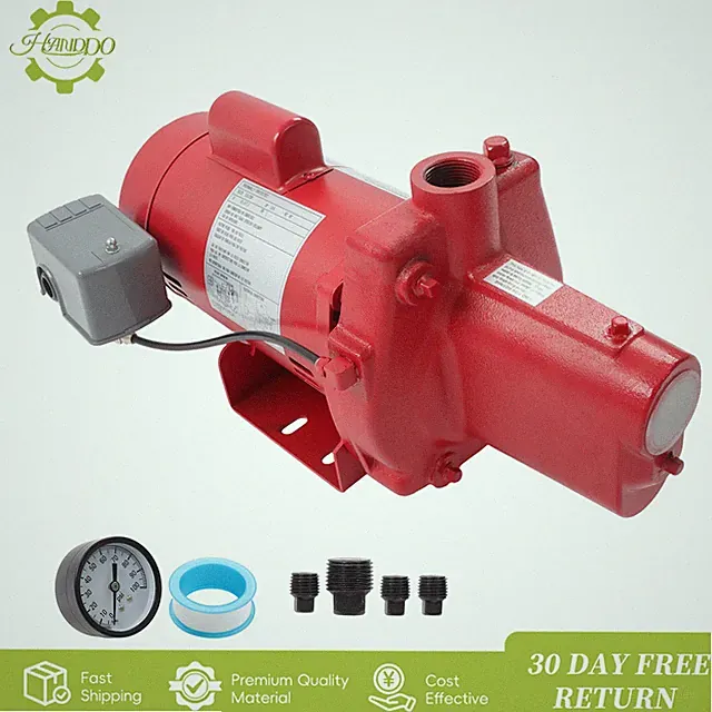 RJS-75-PREM 3/4 HP 16 GPM 115/230 Volt Premium Cast Iron Shallow Well Jet Pump
