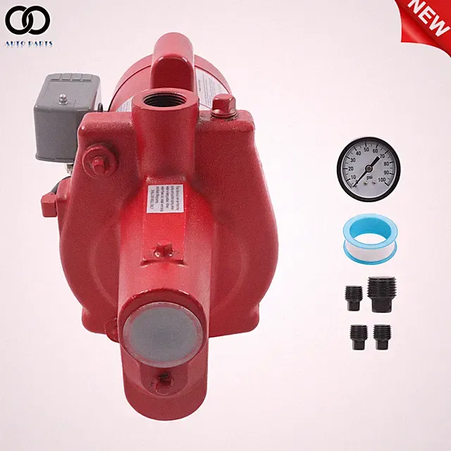 RJS-75-PREM 3/4 HP 16 GPM Premium Cast Iron Shallow Well Jet Pump Red 602207