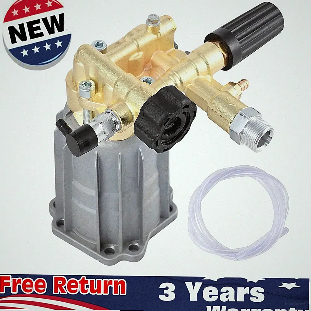 RMV2.5G30 PRESSURE WASHER PUMP AXIAL 2.5GPM 3000 PSI 3400 RPM 3/4" SHAFT 140° F
