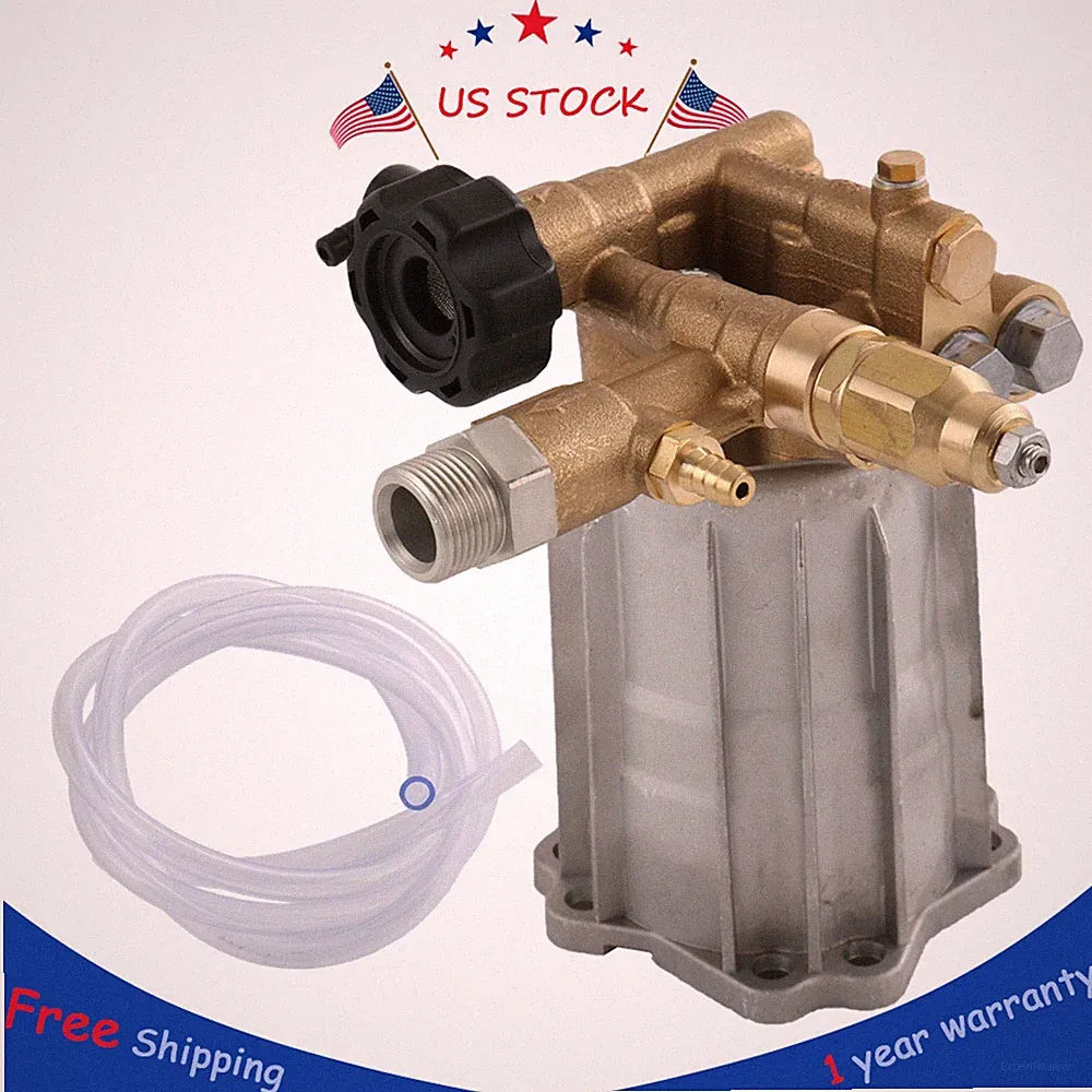 RMV2.5G30 PRESSURE WASHER PUMP AXIAL, 2.5GPM 3000 PSI, 3400 RPM, 3/4" SHAFT