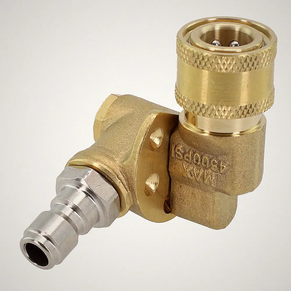 Rotatable Coupler for Quick and Easy Cleaning with High Pressure Washer