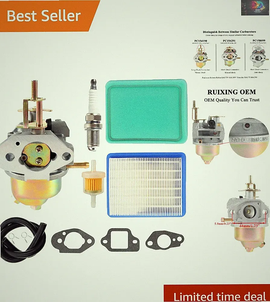 RUIXING OEM Carburetor for Subaru Robin & Yamaha Pressure Washers