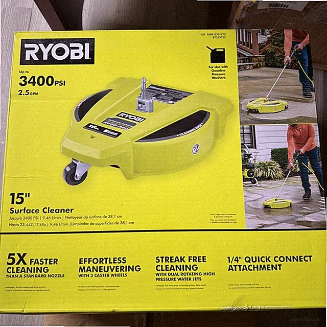 RY31SC15, Ryobi 15 in. 3400 PSI Pressure Washer Surface Cleaner with Wheels