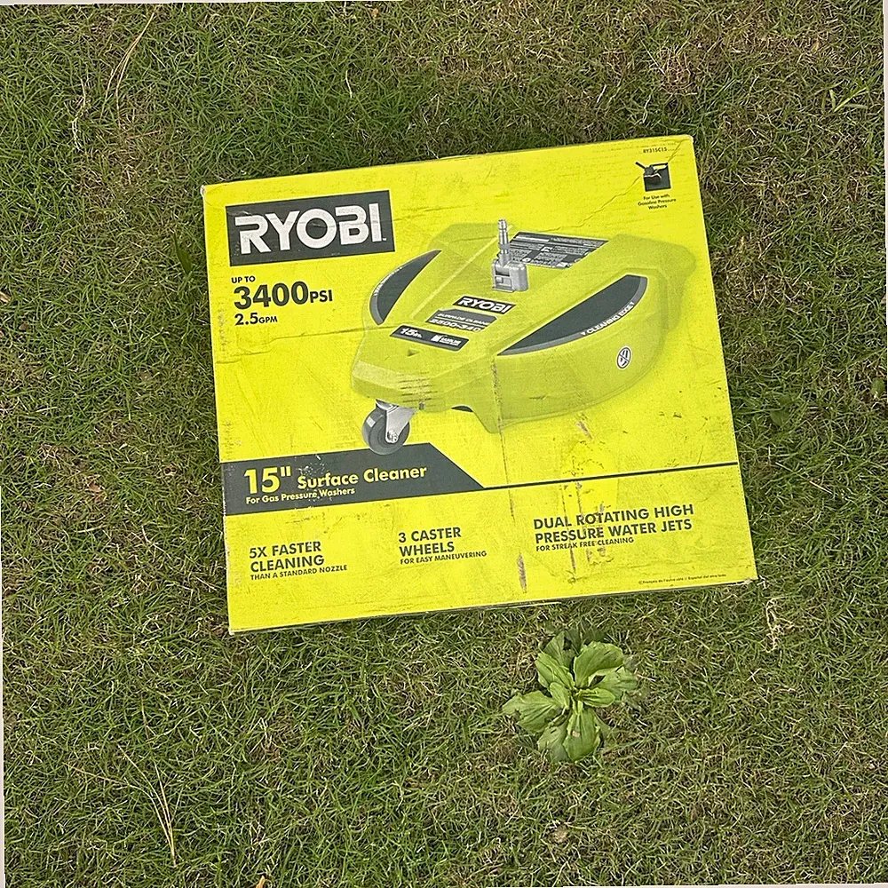 RY31SC15, Ryobi 15 in. 3400 PSI Pressure Washer Surface Cleaner with Wheels