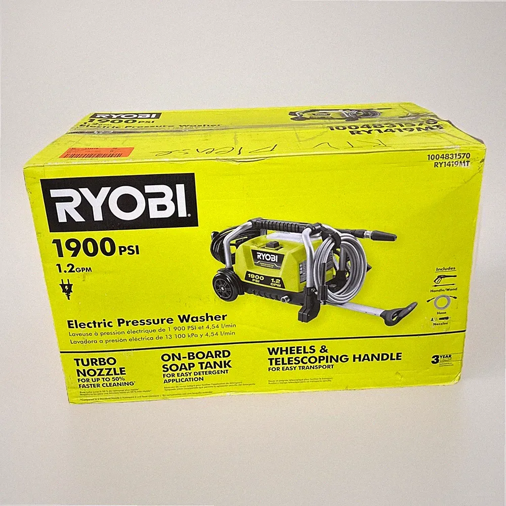 Ryobi 1.2 GPM Electric Pressure Washer