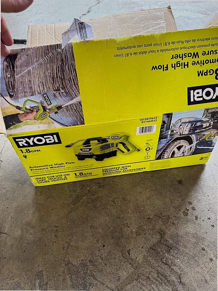 Ryobi 1.8GPM Automotive High Flow Pressure Washer - RY14AM12