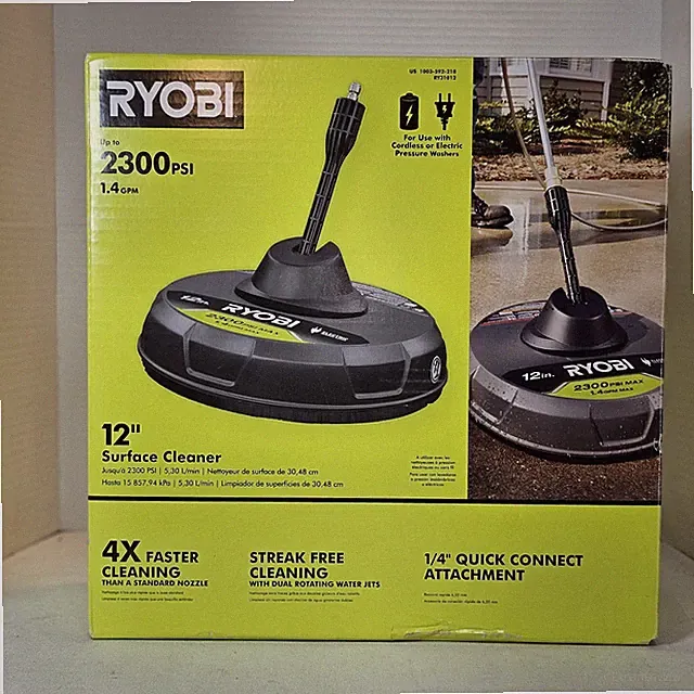 RYOBI 12 in 2,300 PSI Electric Pressure Washer Cleaner RY31012 New Open Box