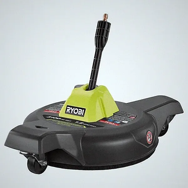 RYOBI 12 in. 3100 PSI Electric Pressure Washer Surface Cleaner w/ Caster Wheels