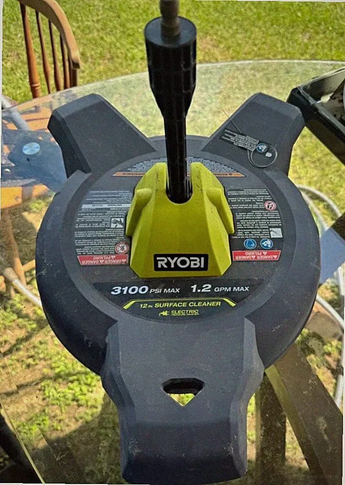 RYOBI 12 in Surface Cleaner Pressure Washer Attachment 3100 PSI 1.2 GPM Max