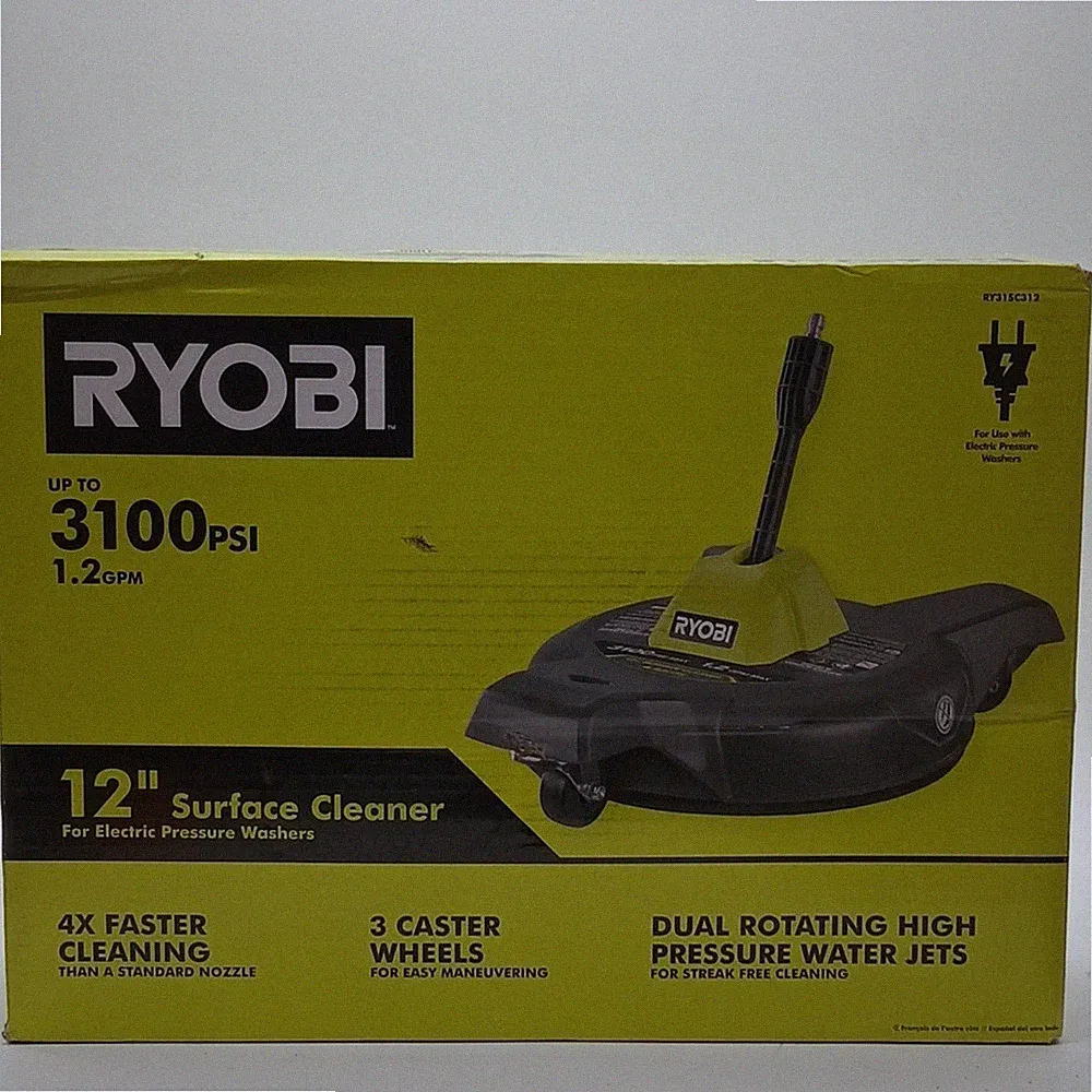 Ryobi 12" Surface Cleaner for Electric Pressure Washers RY31SC312