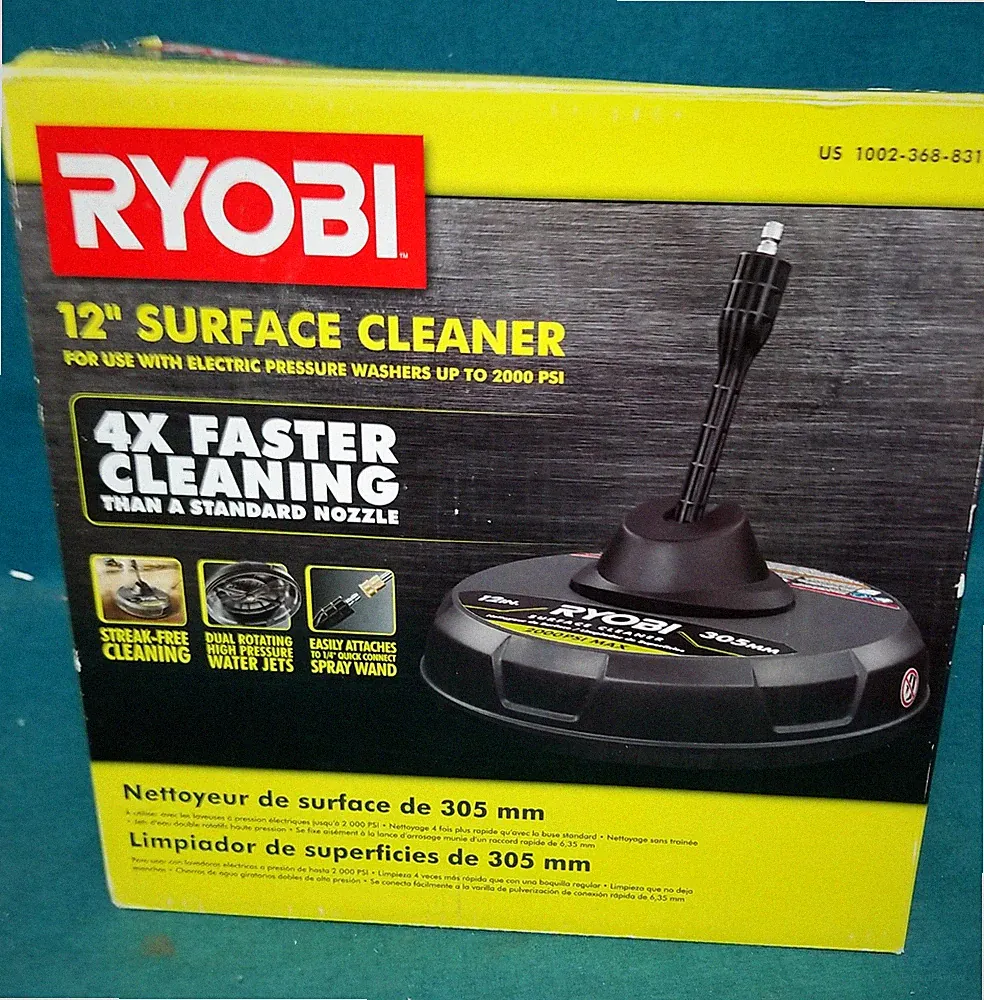 Ryobi 12" Surface Cleaner in Box Used Good Condition Untested Pressure Washer