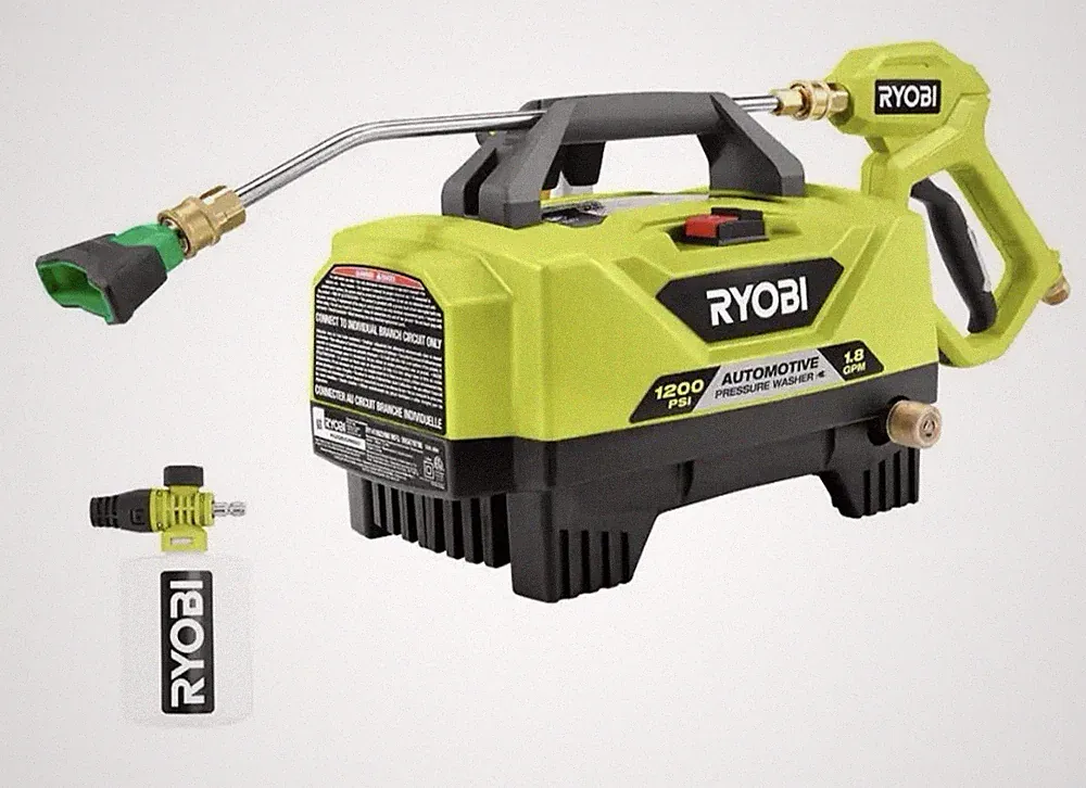 RYOBI 1200 PSI 1.8 GPM Electric Pressure Washer