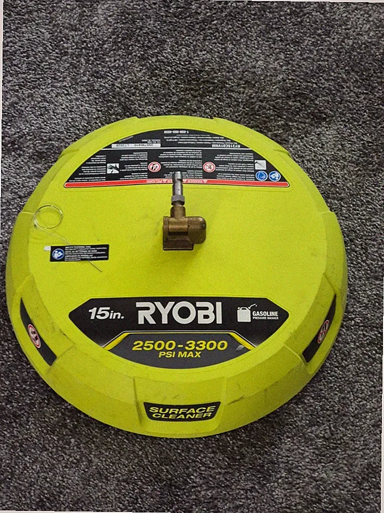 Ryobi 15 In. 3400 PSI Gas Pressure Washer Surface Cleaner 2500-3300 PSI