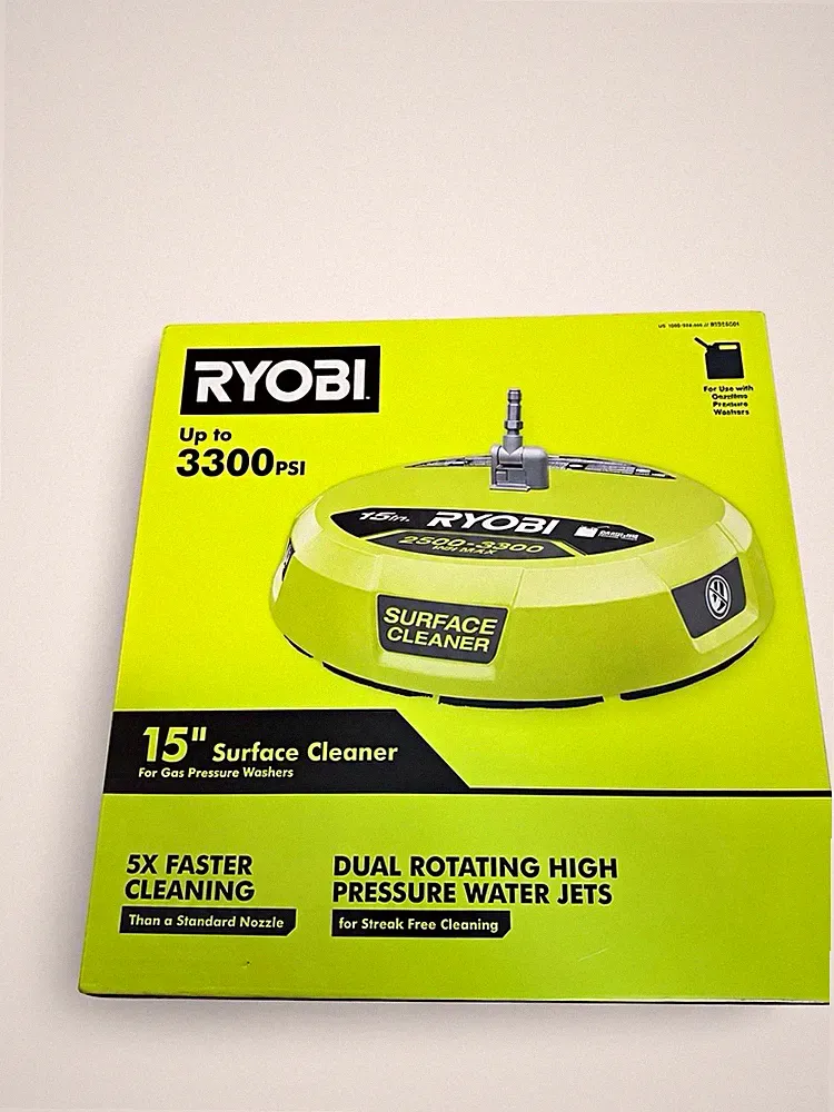 RYOBI 15 in Surface Cleaner Pressure Washer Attachment RY31SC15 3300 PSI