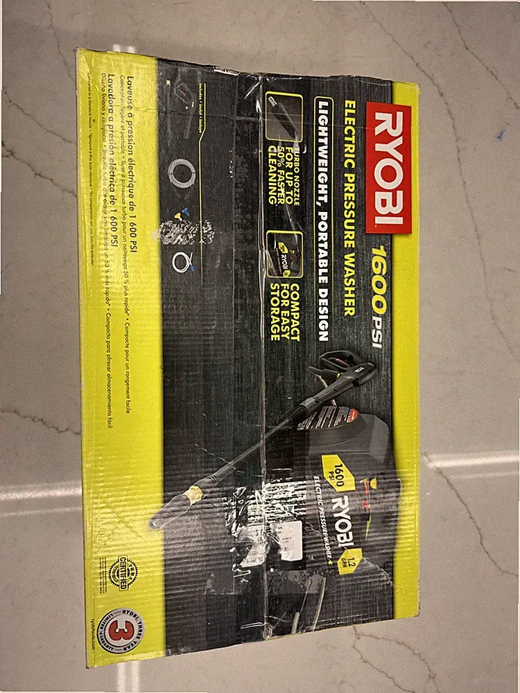 RYOBI 1600 PSI 1.2 GPM Cold Water Corded Electric Pressure Washer