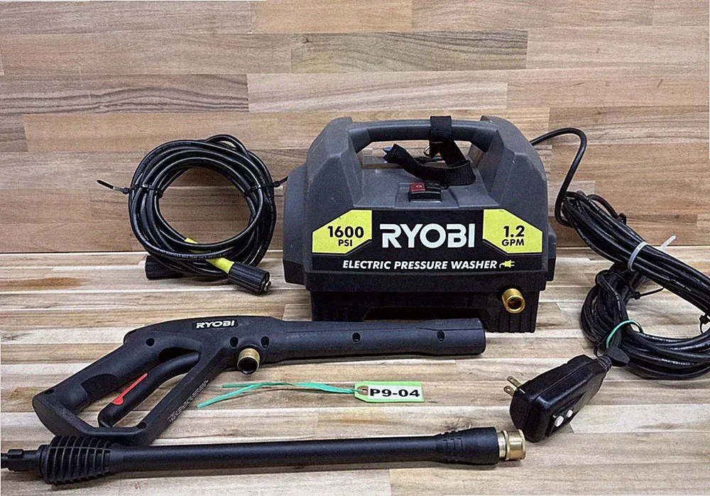 RYOBI 1600 PSI 1.2 GPM Corded Electric Pressure Washer RY141612 - P9-04