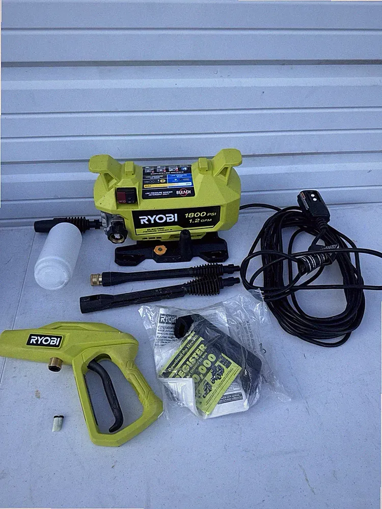 RYOBI 1800 PSI 1.2 GPM Cold Water Corded Electric Pressure Washer