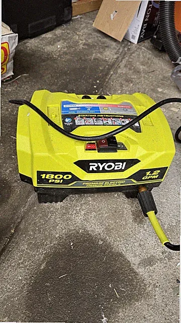 RYOBI 1800 PSI 1.2 GPM Cold Water Corded Electric Pressure Washer Used No Box