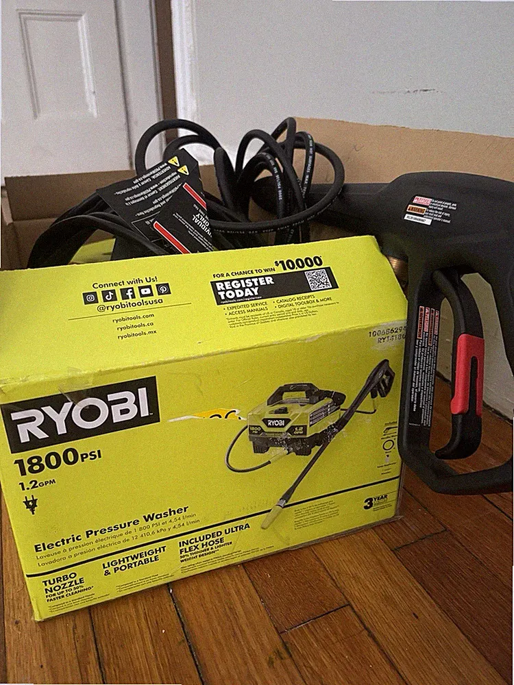 RYOBI 1800 PSI 1.2 GPM Cold Water Electric Pressure Washer - RY14180 (CP3013942)